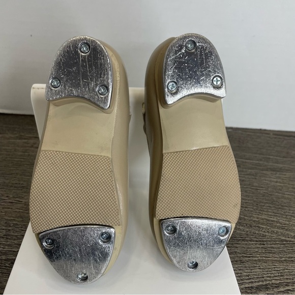 Revolution Dancewear Tan Tap Shoes. Size 11.5 girls. Pre-owned. - Picture 6 of 10